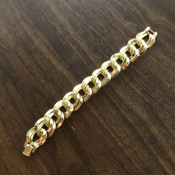 Monet Gold Chunky Bracelet